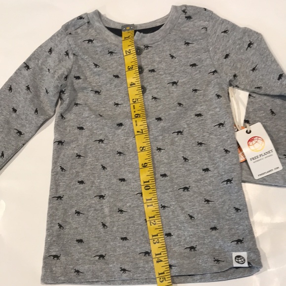 Free Planet Dinosaur Shirt Boys Size 3T NWT - Picture 12 of 12